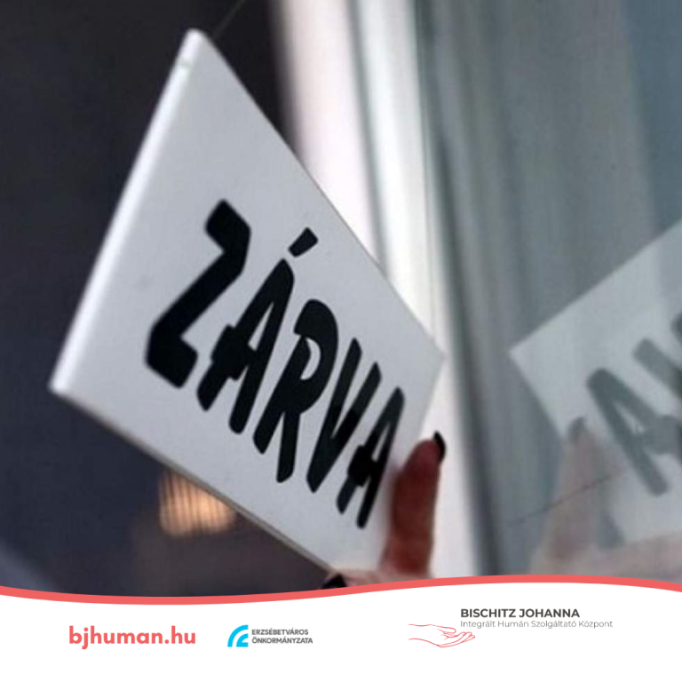 Szociális munka napi zárvatartás