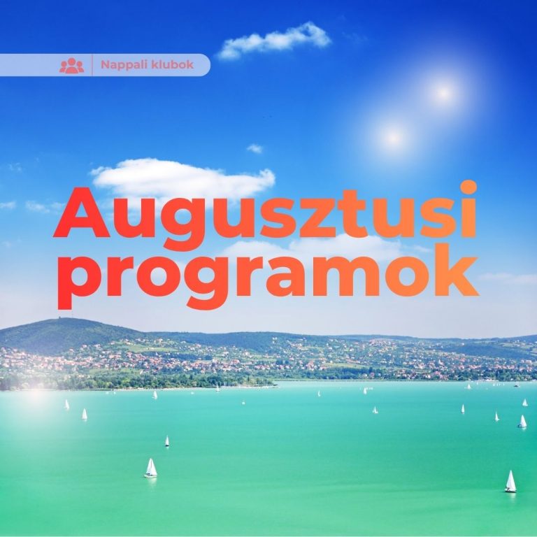 Programok a Nappali Klubokban
